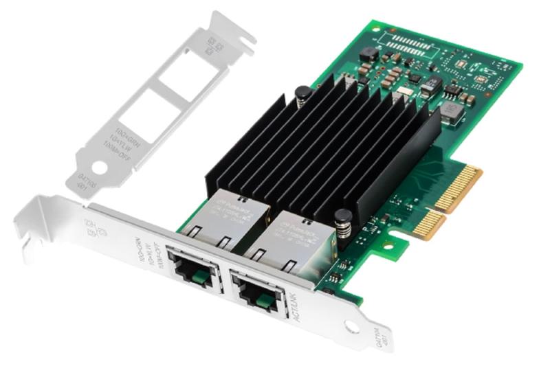 10ギガビット歌留多 PCI-E x4/x8/x16 インテル 心付けX550-T2相応う デュアルRJ45界面サーヴァー ローカルエリアネットワーク歌留多 NIC 10GBase-T X550AT網状組織・アダプタ