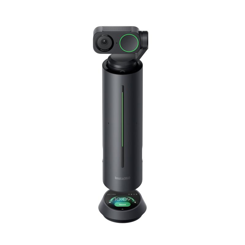 Insta360 Link 2 - Windows/Mac 用 PTZ 4K webカメラ、1/2 in 検出器、人工知能学 トラッキング、HDR、人工知能学 ノイズキャンセリング マイクロホン、意思表示捏ち上げる、持参、映像媒体電話を掛ける、競り合い、Zoom、Teams、Twi