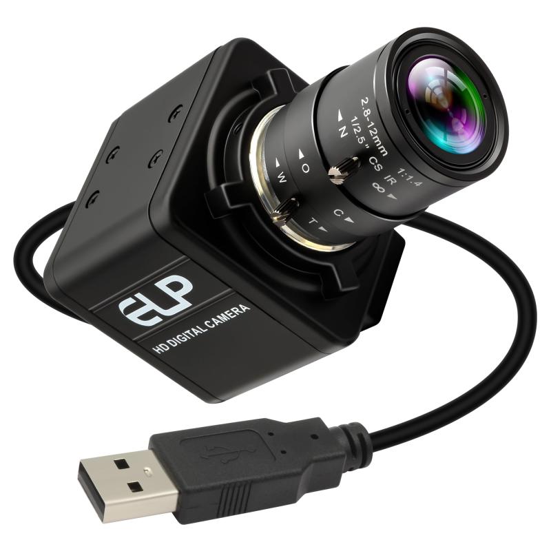 ELP 4K ウェブカメラ マニュアルバリフォーカルクローズアップレンズ 高速 30fps 産業用ズームカメラ PC コンピューター ラップトップ用