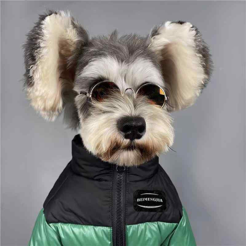 ペット 用 コットン コート、 イミテーションダウンジャケット、 子犬 用 キルティング 暖かい テディ パンダ 猫 用 冬 服、 小型 犬 用 厚手|うたかた雑貨
