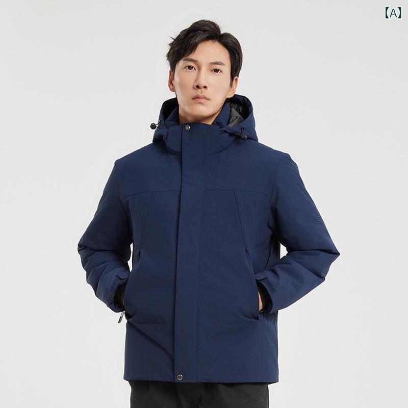 新 商品の 戸外 突撃 服 冬に 綿 グラフェンポリホットコートを 入れた 男女同 服 登山 服 共同 購入