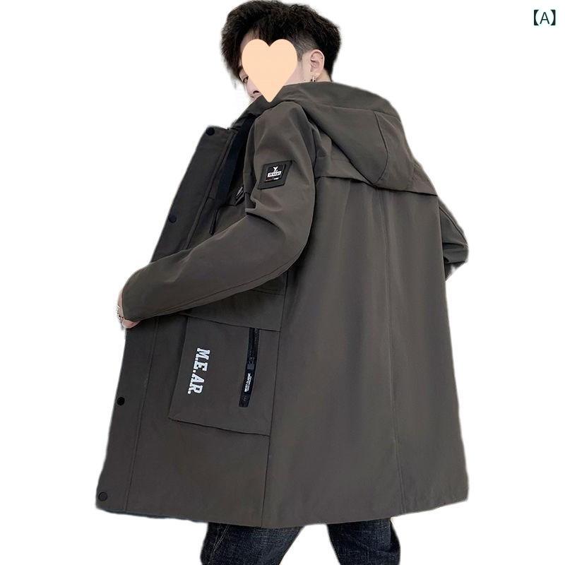 メンズは 冬の コートを 厚く して、 太って います。 韓国 版の ファッションが 格好いいです。