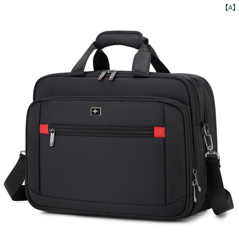 コンピューター バッグ メンズ 15 . 6 inch 17 . 3 inch ラップ トップ バッグ大 容量 ビジネス ブリーフ ケース ツール トラベル バッグ
