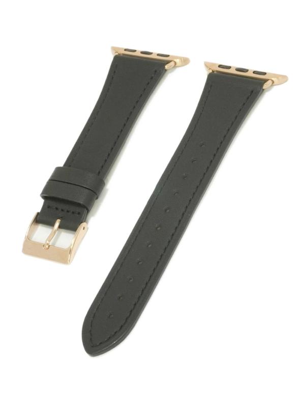 compatible with Apple Watch アップルウォッチ用 バンド ベルト スウィフトレザーベルト クロカラント KUROCURRANT 44mm 45mm 46mm 49mm用 Series11/10/9/8/7/6/5/4/3/2/1|うたかた雑貨