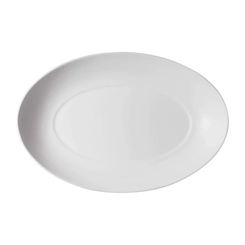 Noritake ノリタケ オーバル ボウル 27cm コンジュント 電子レンジ対応 食洗器対応 1個 白 ボーンチャイナ 4943L/93986