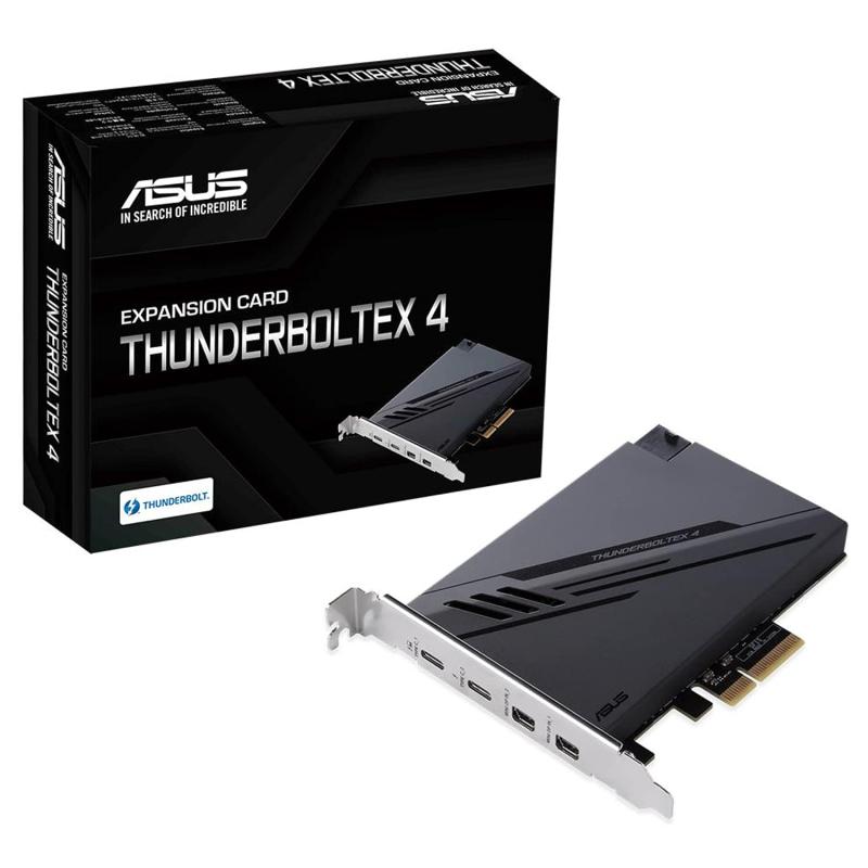ASUSTek 拡張カード ThunderboltEX 4 デュアルThunderbolt 4 (USB?C)ポート DisplayPort 1.4 PCIe 3.0x4インターフェイス