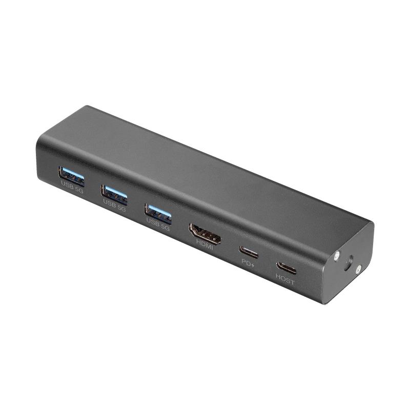 サンワサプライ 木製天板取付用USB＋HDMIドッキングステーション EMR-LCOP1