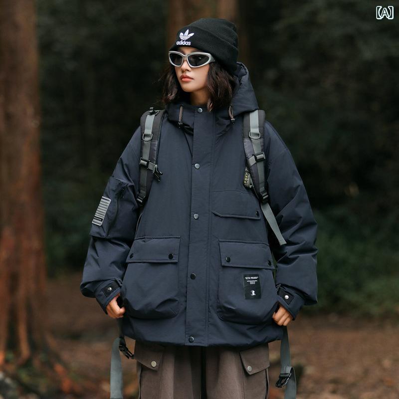 ダウン ジャケットの 男性 サイズの 冬は 寒 さが 強くて、 男性の 太った 人の 潮が 厚くて、 太って、 コートの 300 斤の 男性 服を 大きく して います