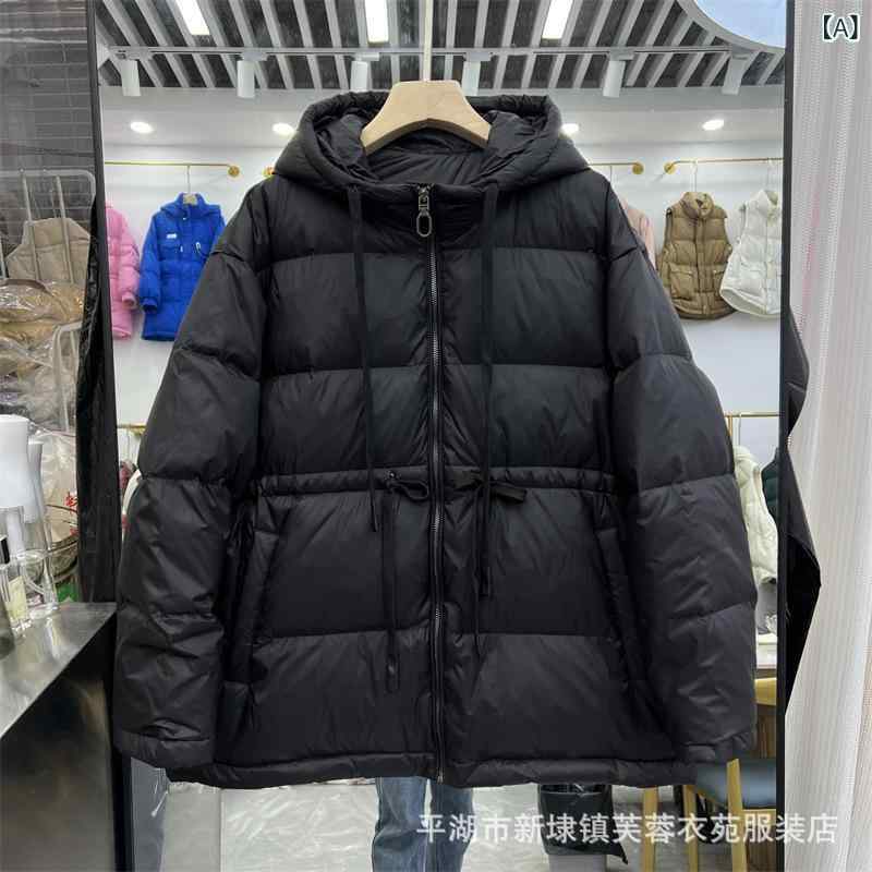 2023 冬の 韓国 版 保温 コートの ダウン ジャケットの 女性の 短い タイプの 中の 長 さは 厚いです。