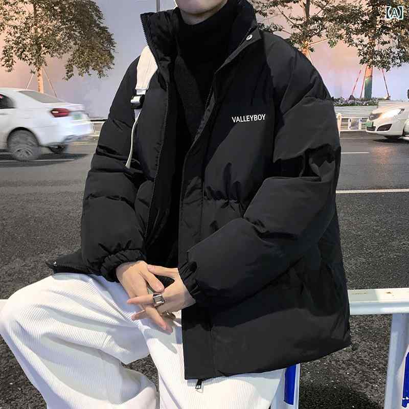 格 樺 嘉 興 軽薄 ダウン ジャケット 男性 冬 2024 新型 厚手 コート 秋冬 パン 服 青少年 冬 服