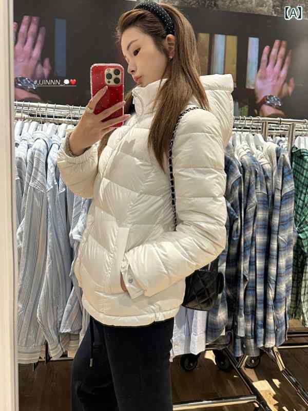 つる ガール 黒 哥 lu 系の 骨 付き ダウン ジャケットと 帽子 付き ダウン ジャケットの 女性は 冬に 腰を 収めて やせて いる コートを 見せます。 7,872円