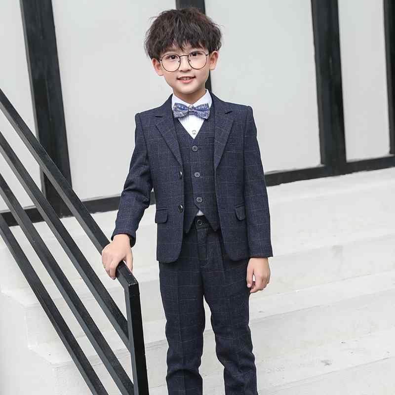 フォーマルスーツ キッズスーツ 子供服 5点セット 長袖 オシャレ 男の子 入学式 入園式 卒業式 発表会 七五三 100-170cm