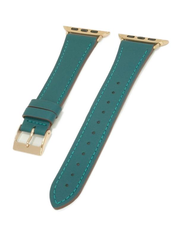 compatible with Apple Watch アップルウォッチ用 バンド ベルト スウィフトレザーベルト クロカラント KUROCURRANT 44mm 45mm 46mm 49mm用 Series11/10/9/8/7/6/5/4/3/2/1|うたかた雑貨