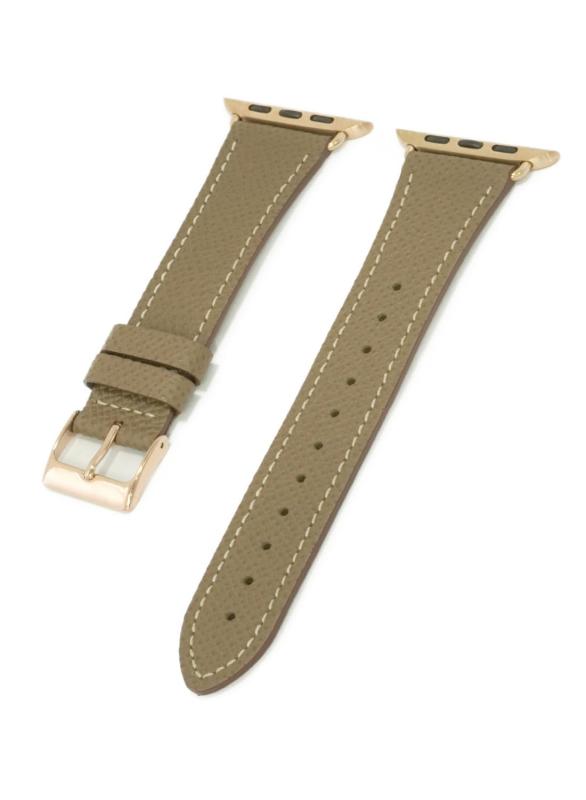 compatible with Apple Watch アップルウォッチ用 バンド ベルト エプソンレザーベルト クロカラント KUROCURRANT 44mm 45mm 46mm 49mm用 Series11/10/9/8/7/6/5/4/3/2/1/|うたかた雑貨