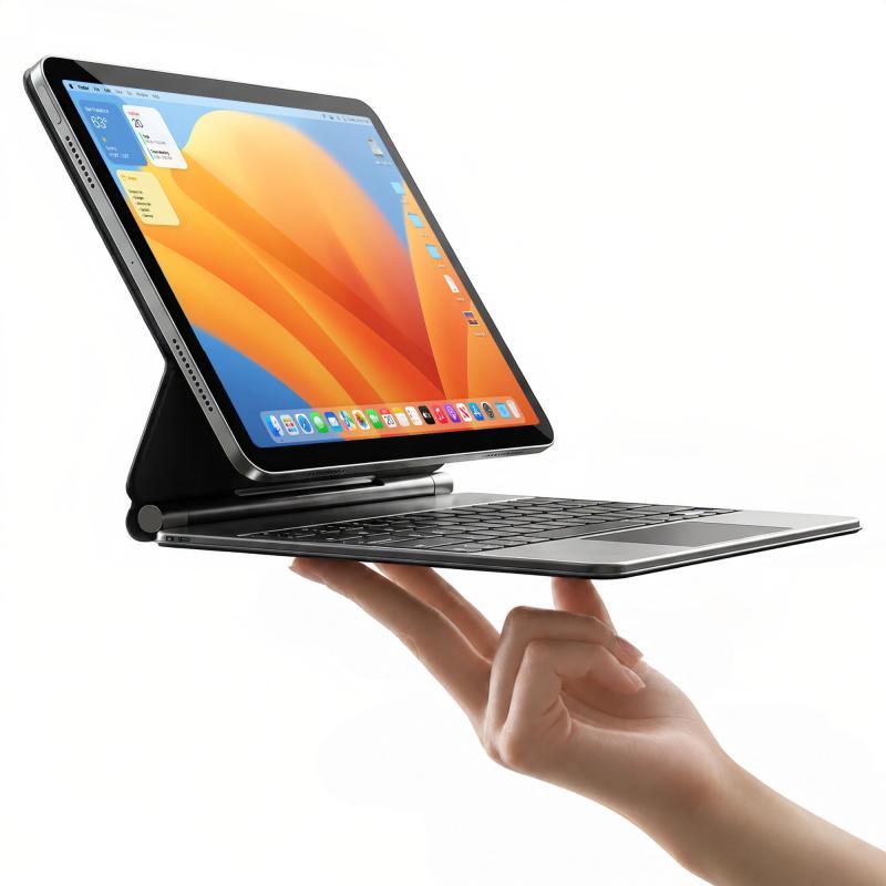 iPad Pro 12.9インチ キーボード(第6世代 / 第5世代 /第4世代 / 第3世代) フローティングマグネットデザイン、タッチパネル搭載、バックライト、Bluetoothキーボード、自動スリープ/ウェイク機能付|うたかた雑貨