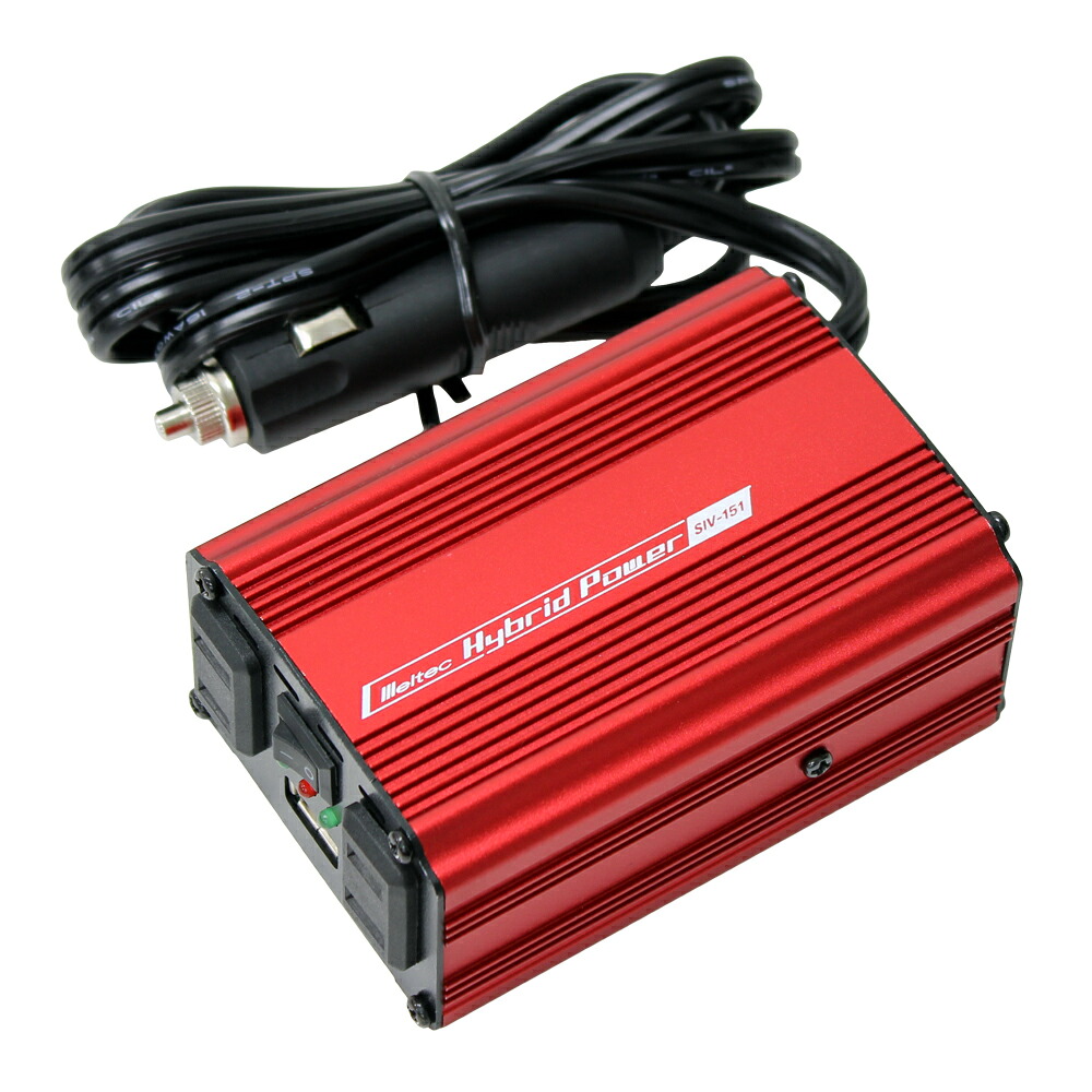 DC/ＡＣ　USB&コンセント サイレントインバーター SIV-151　120W　24V