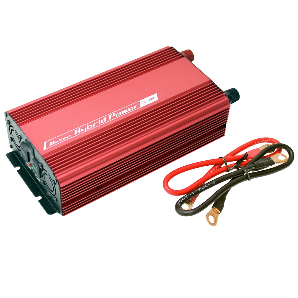 DC/ＡＣ　USB&コンセント サイレントインバーター SIV-1001　800W　24V