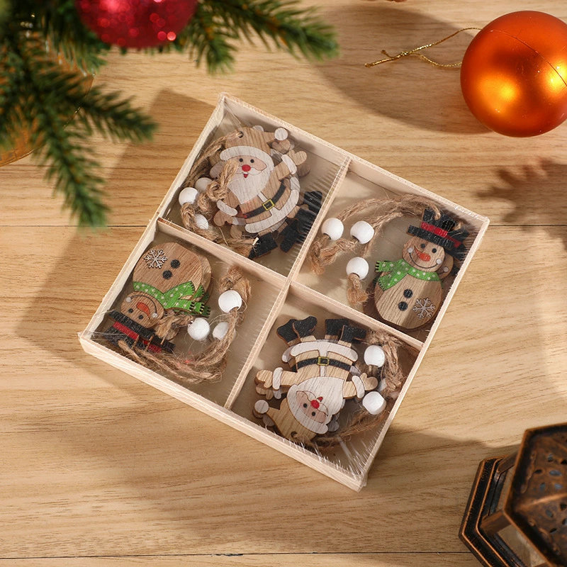 クリスマス ウッドオブジェ 3点セット ベージュ 置物 装飾品 木製 お洒落 クリスマス ウッドオブジェ 3点セット ベージュ 置物 装飾品 木製