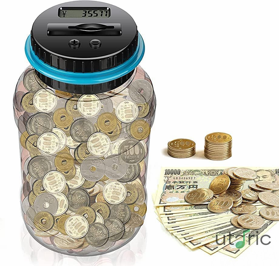 楽天市場】貯金箱 透明 貯金箱自動計算 デジタルカウンターバンク コインを貯える 大容量 貯蓄 お金 子供 金額調整 計算 お小遣い 硬貨 自動カウン  お子様 目標金額 収納 予備資金 誕生日 プレゼント ギフト 贈り物 送料無料 友人 両親 クリスマス : すとあーえーじー ...
