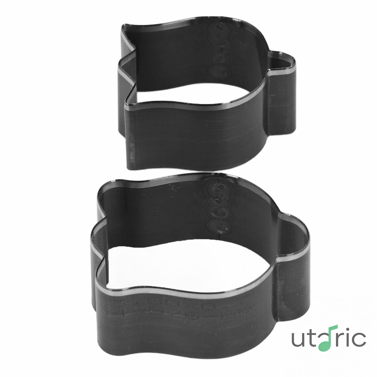 フラワーレザーカッティングダイセット 48mm 58mm 合金鋼構造 手動スポット溶接 クリーンで効率的なカット クラフトやレザーワークプロジェクト用 2個セット