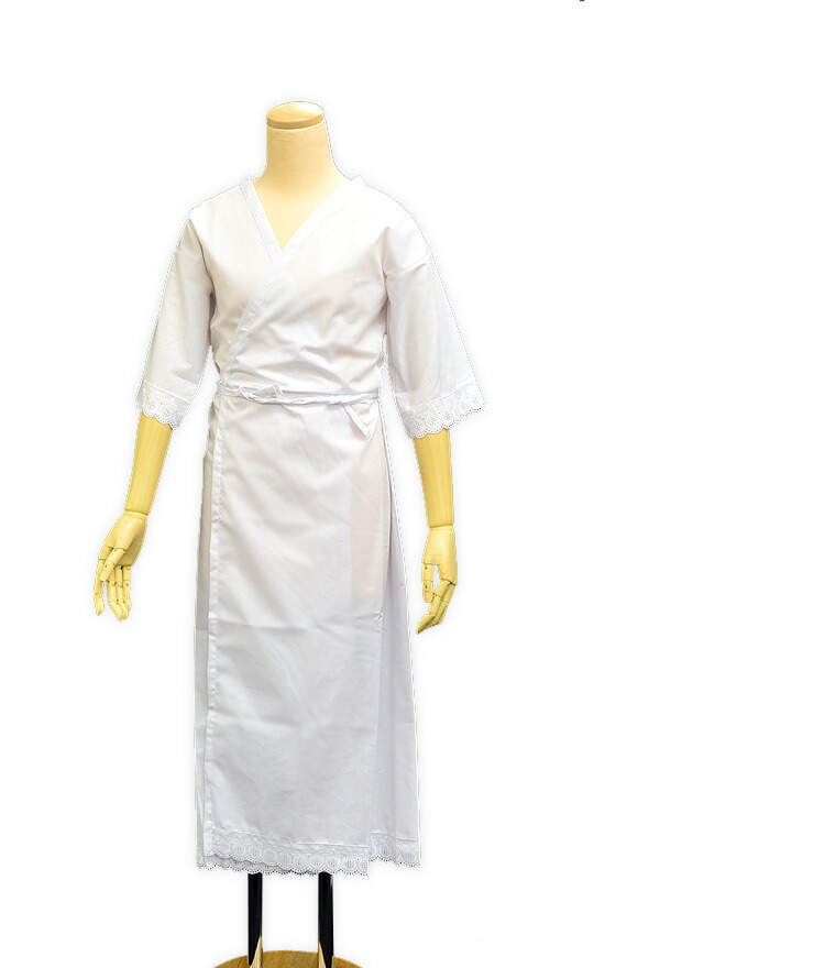 楽天市場 Sサイズ Llサイズまで豊富でお手頃 肌襦袢と裾除けが一体型のワンピースタイプ 日本製 レース付きものランジェリー きものスリップ 白 肌着 下着 スカート 長襦袢 洗える 和装小物 着付け小物 着物 和装 浴衣 着付け 小物 Utatane