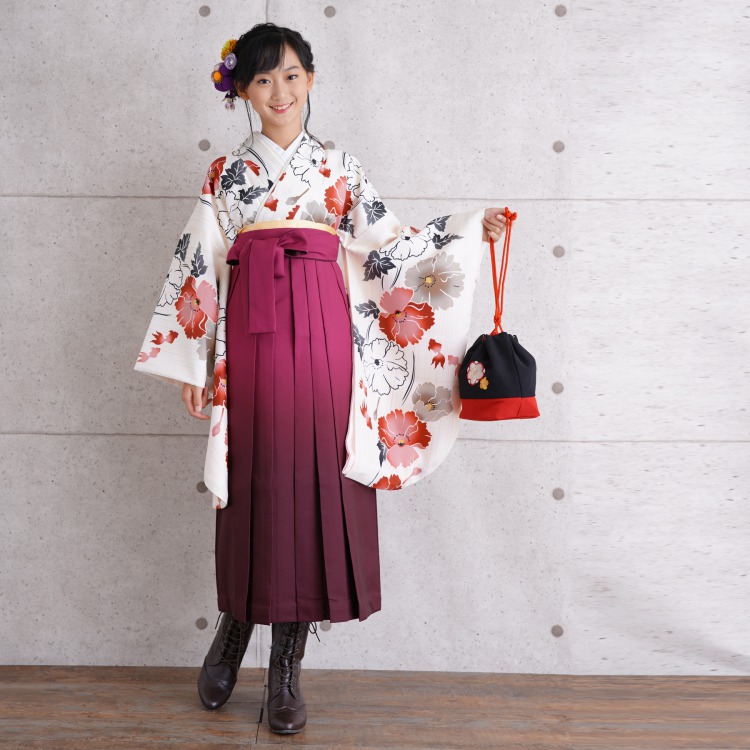 レンタル 袴 レンタル 女児 レトロ 袴セット 卒業式 袴 小学生 ジュニア 女の子 往復送料無料 卒業式袴セット2尺袖着物 袴 フルセットレンタル 安い 大正浪漫 国内染色 日本製生地 ニコアンティーク袴15点セット ベージュにぼかしえんじの花 卒服 Painfreepainrelief Com