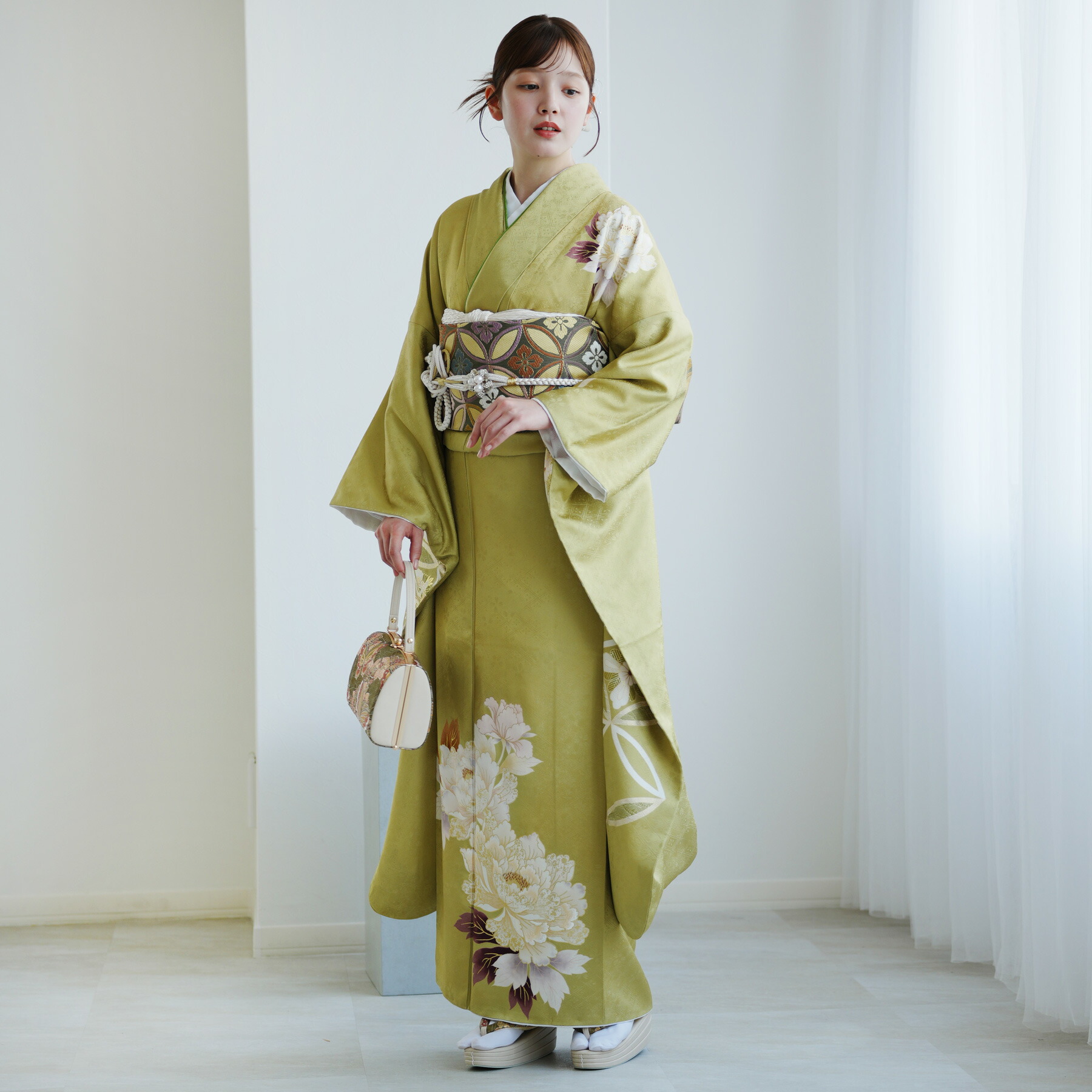 楽天市場】【レンタル】振袖 レンタル 成人式 セット正絹京友禅 20点