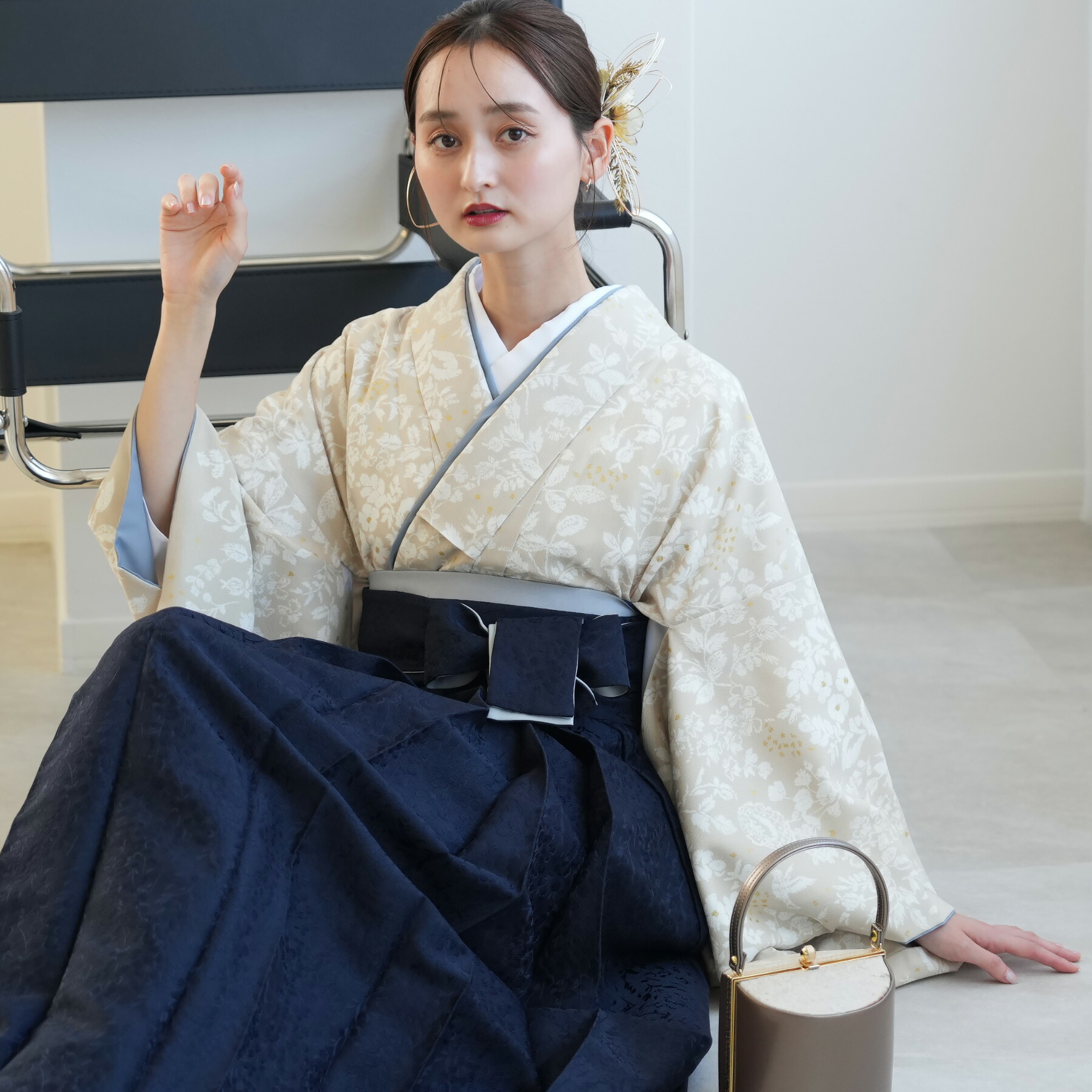 dahlia  すのチル  服  着物  和服  羽織袴 楽天市場】【レンタル】【JAPAN STYLE×中村里砂 袴 17点セット