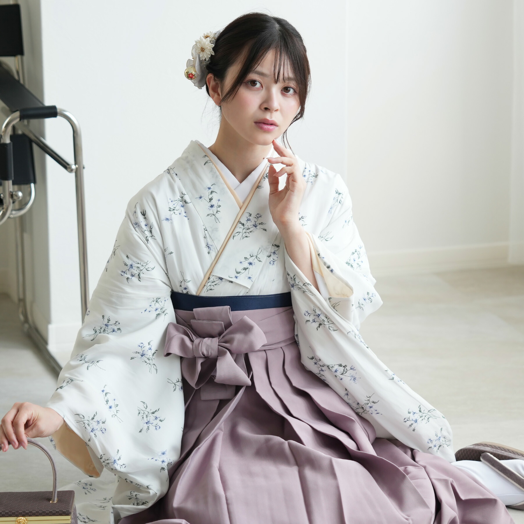 楽天市場】【レンタル】【ひよこ商店 袴 17点セット 】二尺袖