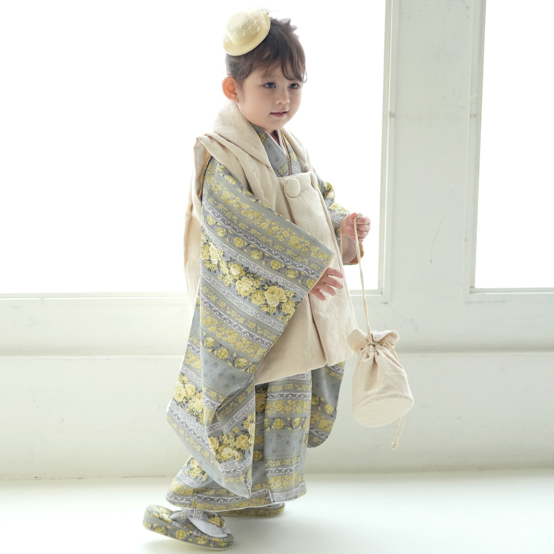 【HAMAMIKEさま専用】utatane 3歳用　七五三　被布コートセット 白 HAMAMIKEさま専用】utatane 3歳用 七五三 被布コートセット 白