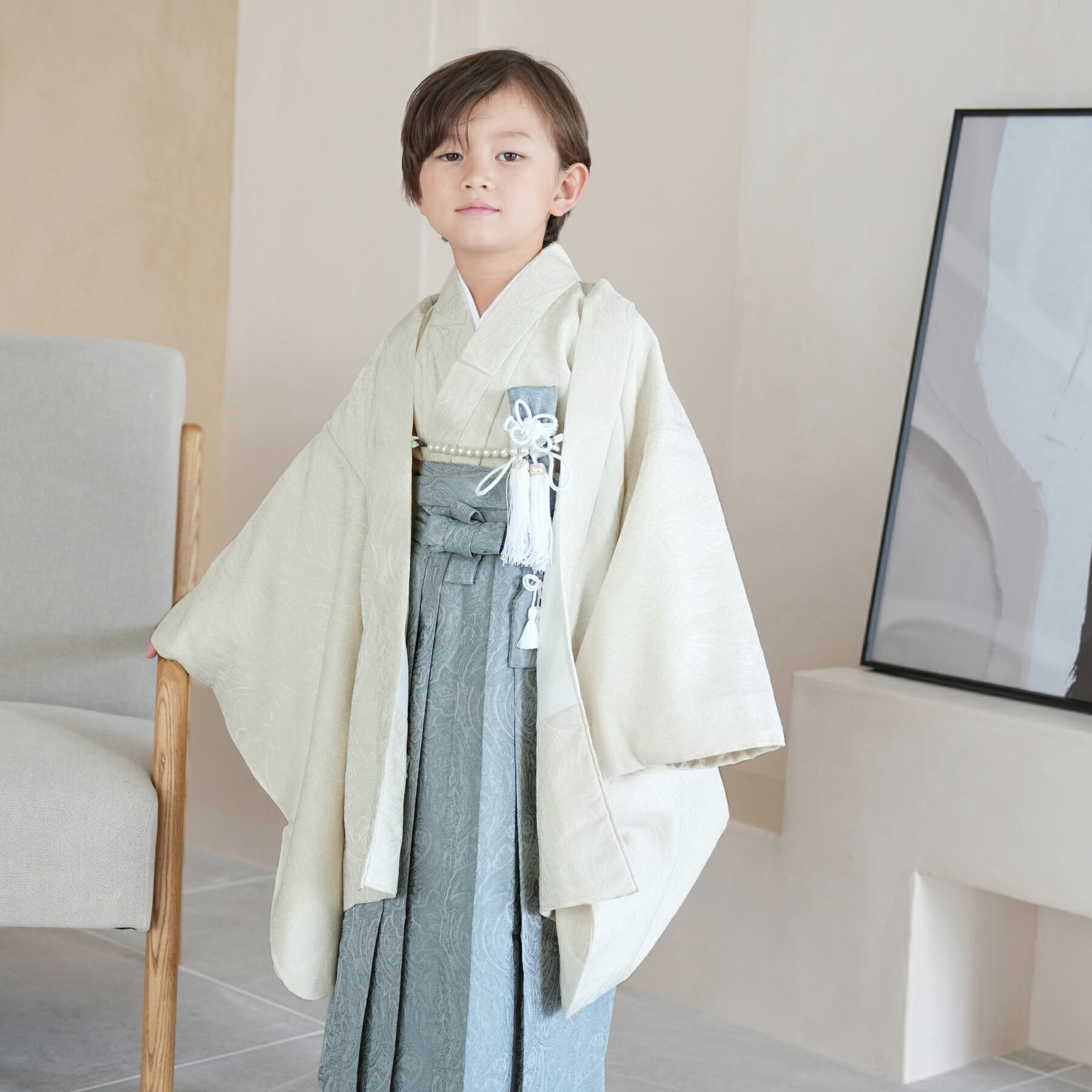 3歳 男の子 七五三セット utatane 88cm-105cm前後　ペイズリー 楽天市場】七五三 3歳 着物 セット 男の子 utatane 88cm-105cm