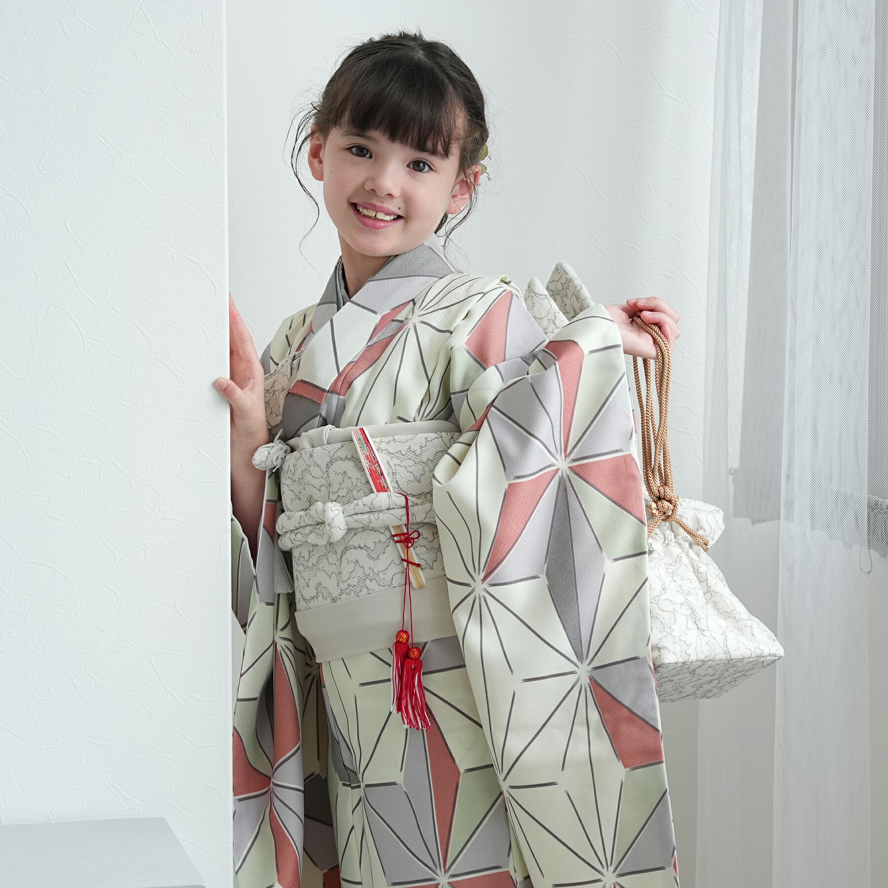 楽天市場】【レンタル】【ひよこ商店 七五三 着物 7歳 女の子 四つ身