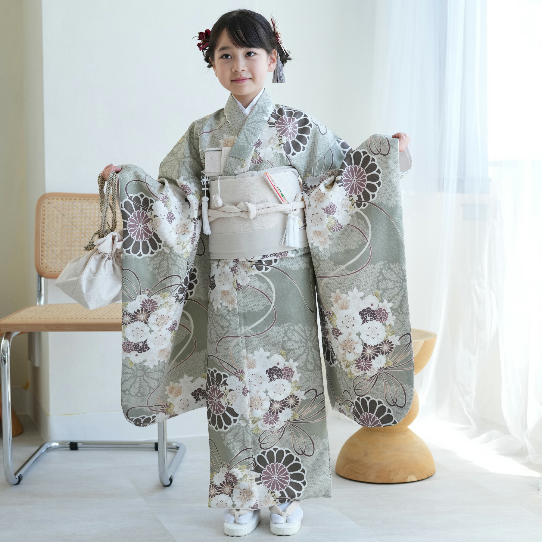 楽天市場】【レンタル】【ひよこ商店 七五三 着物 7歳 女の子