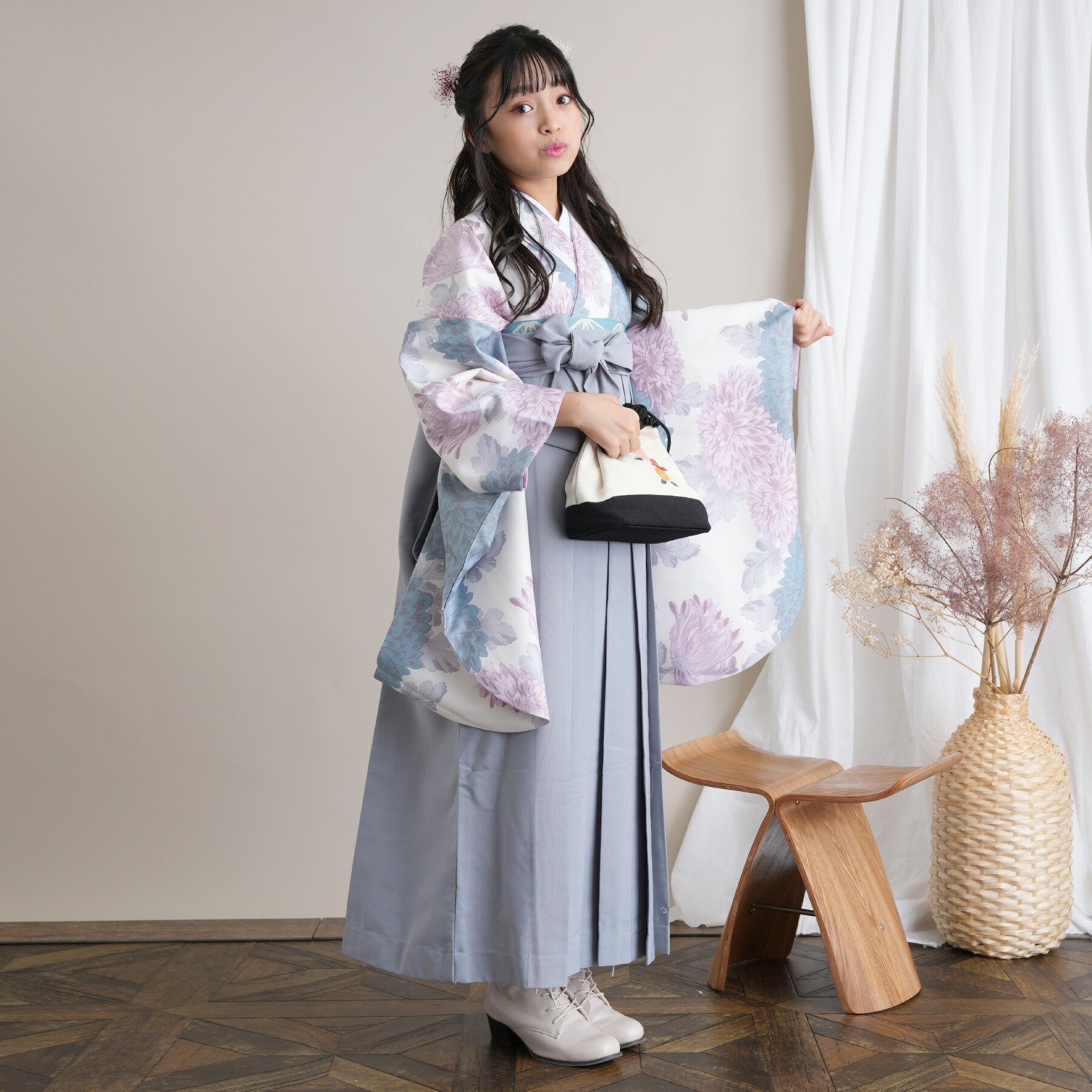 卒業式 袴 小学生 女の子 140 145 ジュニア袴4点セット012 楽天市場】【レンタル】袴 小学生 袴セット 卒業式 女児 レトロ