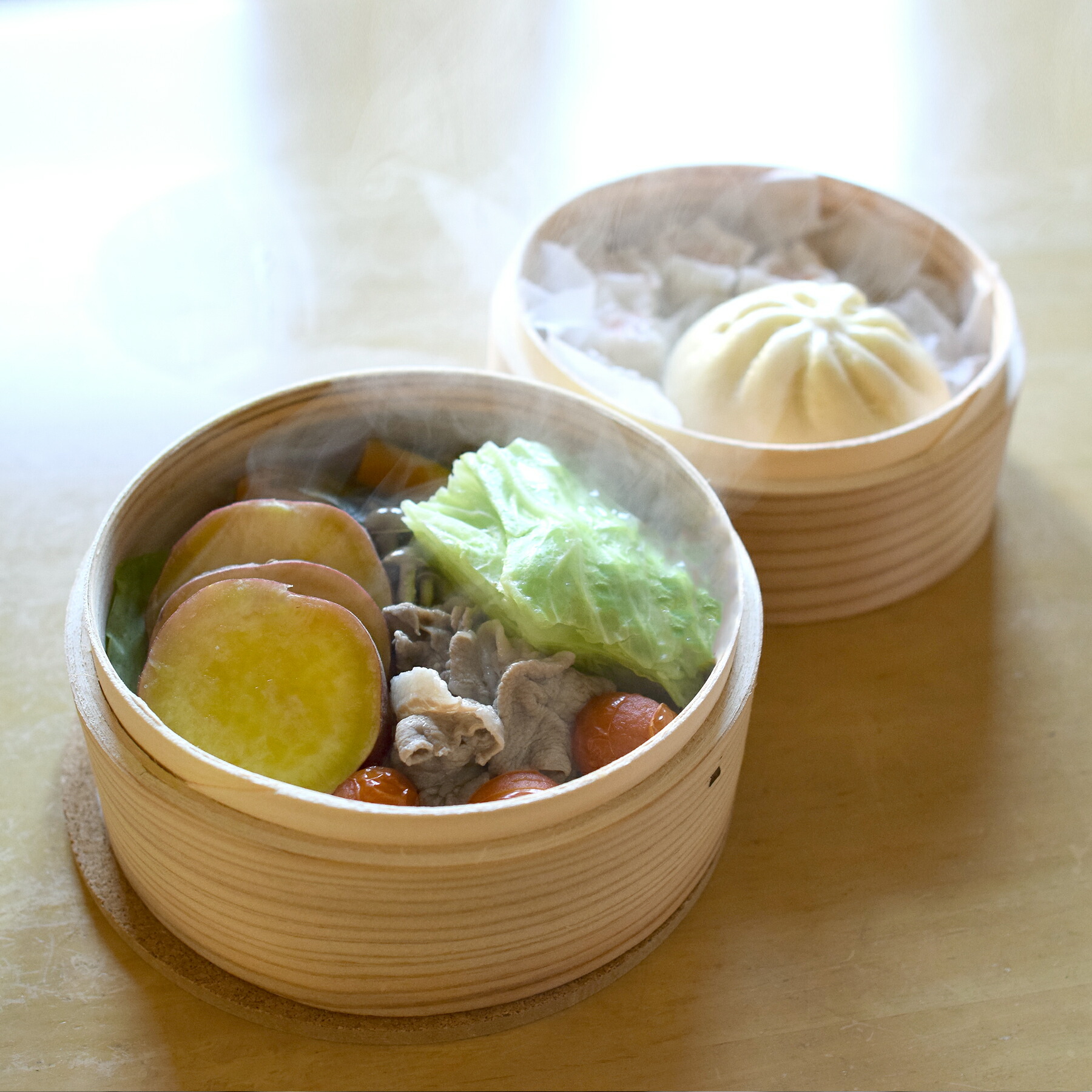 楽天市場】【山下工芸 天然竹せいろ 18cm せいろ一段+蓋の2点セット