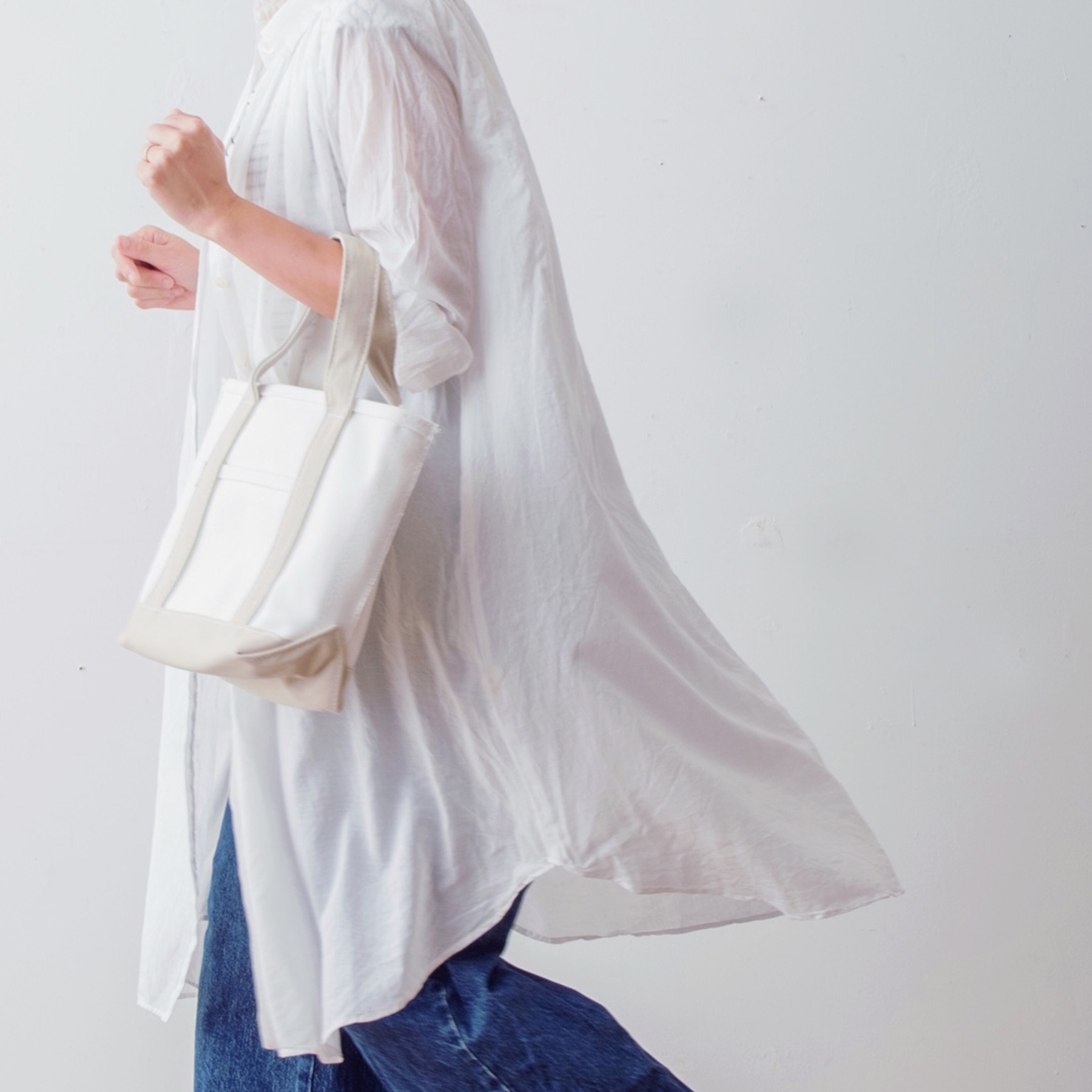 希少【ジルサンダー】コットンリネン キャンバス トートバッグ JIL SANDER ジルサンダー トートバッグ BOOK SHOPPER ブック