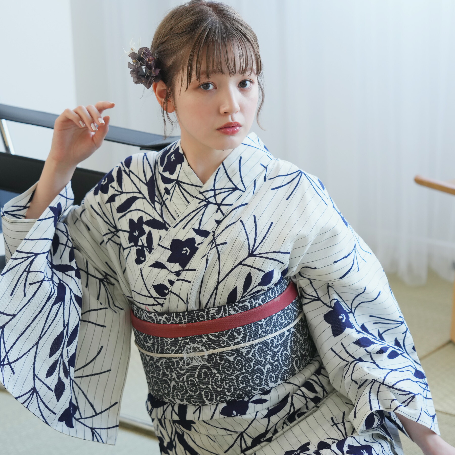 楽天市場】【utatane×注染工房 日本製小幅生地使用 浴衣3点