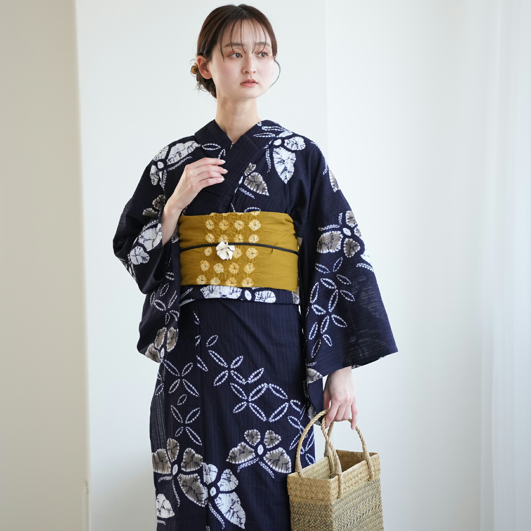 楽天市場】【utatane×注染工房 日本製小幅生地使用 浴衣3点
