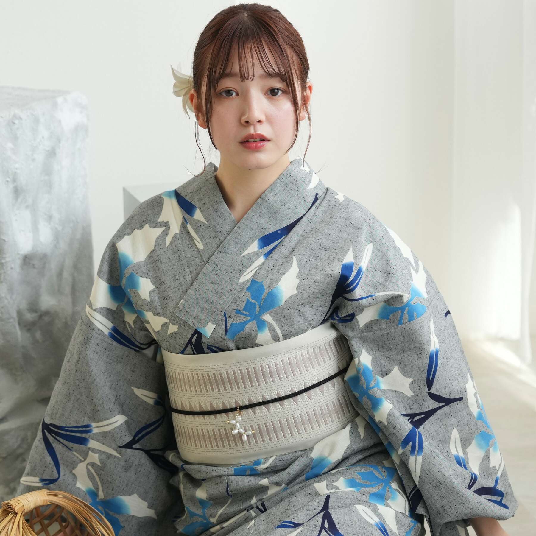 日本全国送料無料商品人気ランキング 楽天市場】【浜松注染 日本製小幅生地使用 綿麻 浴衣3点セット 着物・浴衣