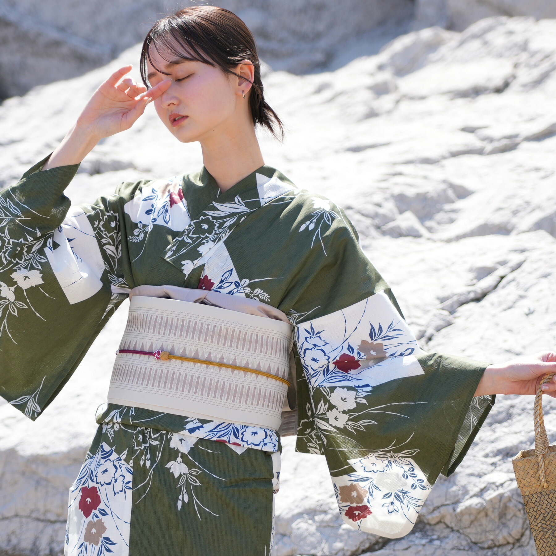 楽天市場】【70％OFF】【utatane 高級変わり織 浴衣3点セット 薄