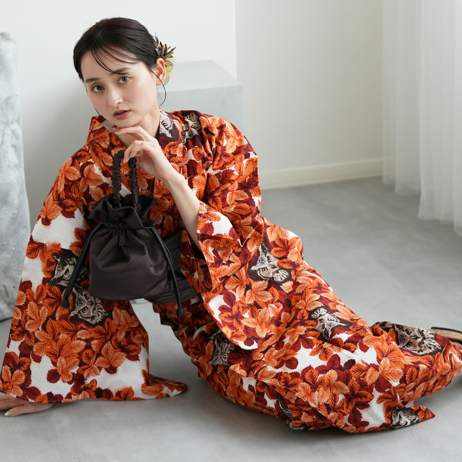 専用になります☆アンティーク薄ピンクの着物単品 1AD0083000-318x424.jpg