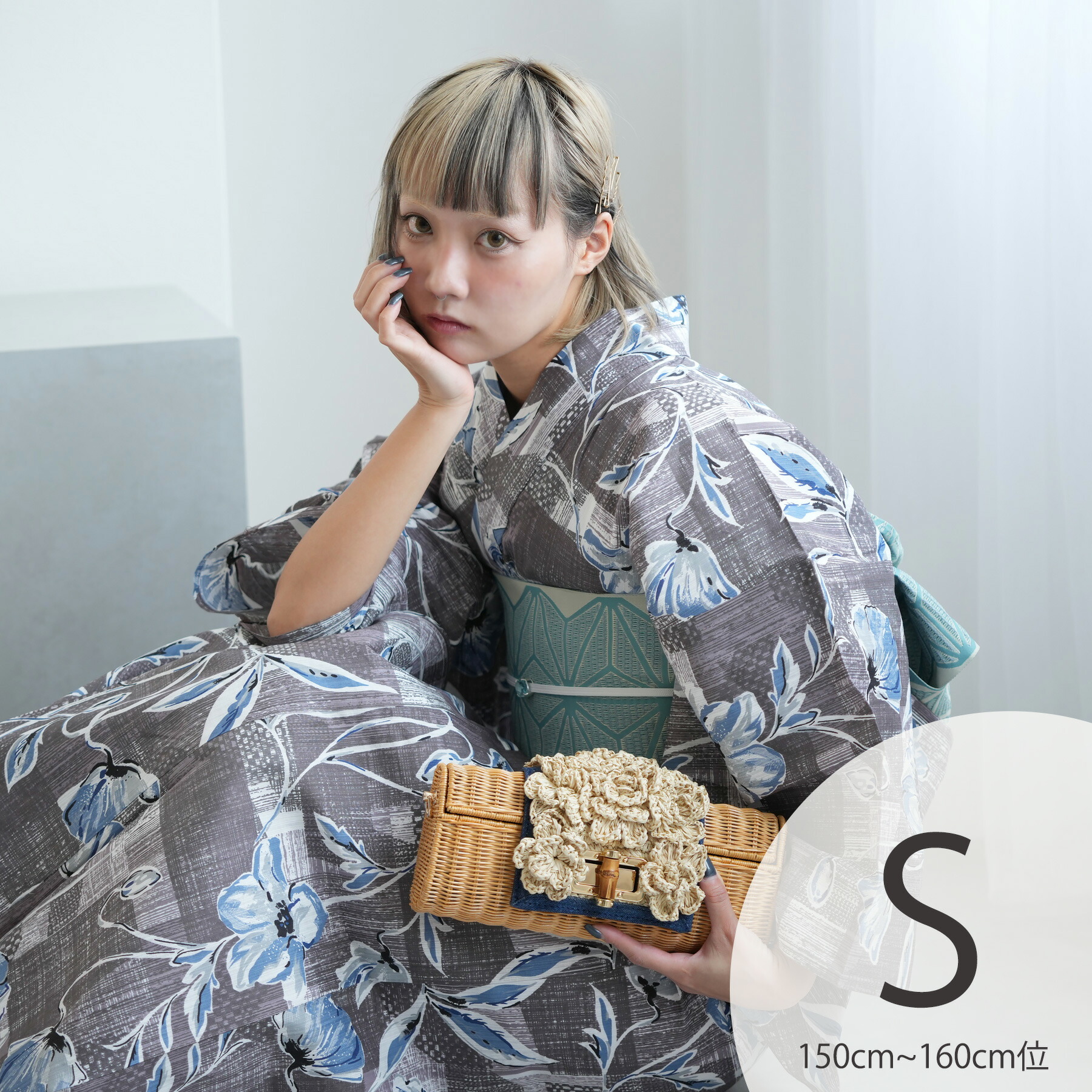 ♥️新品♥️utatane 浴衣・帯　2点セット　紫陽花 浴衣（紫陽花柄）| utatane［公式］オンラインショップ