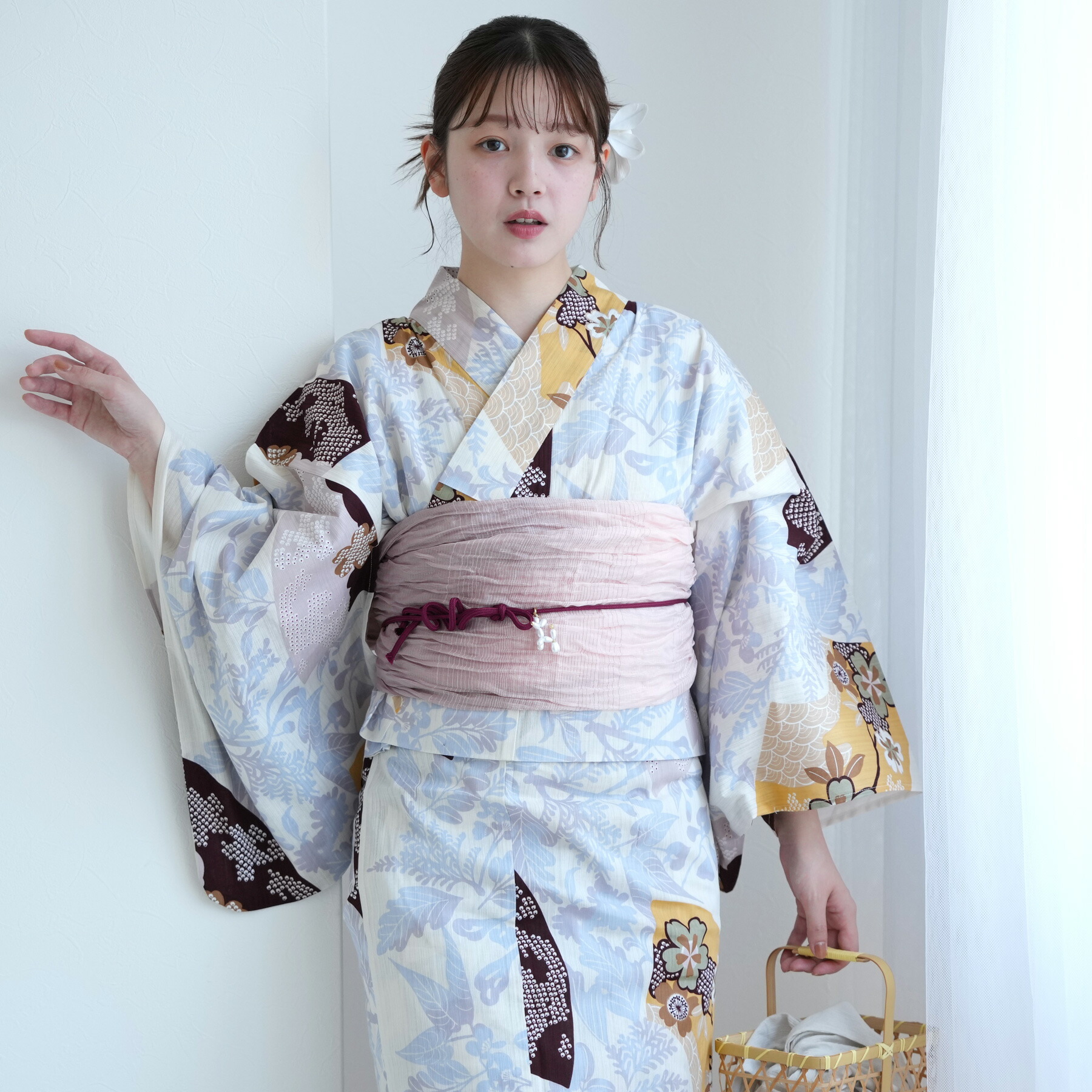 楽天市場】【utatane セパレート高級変わり織 二部式浴衣3点セット 渋