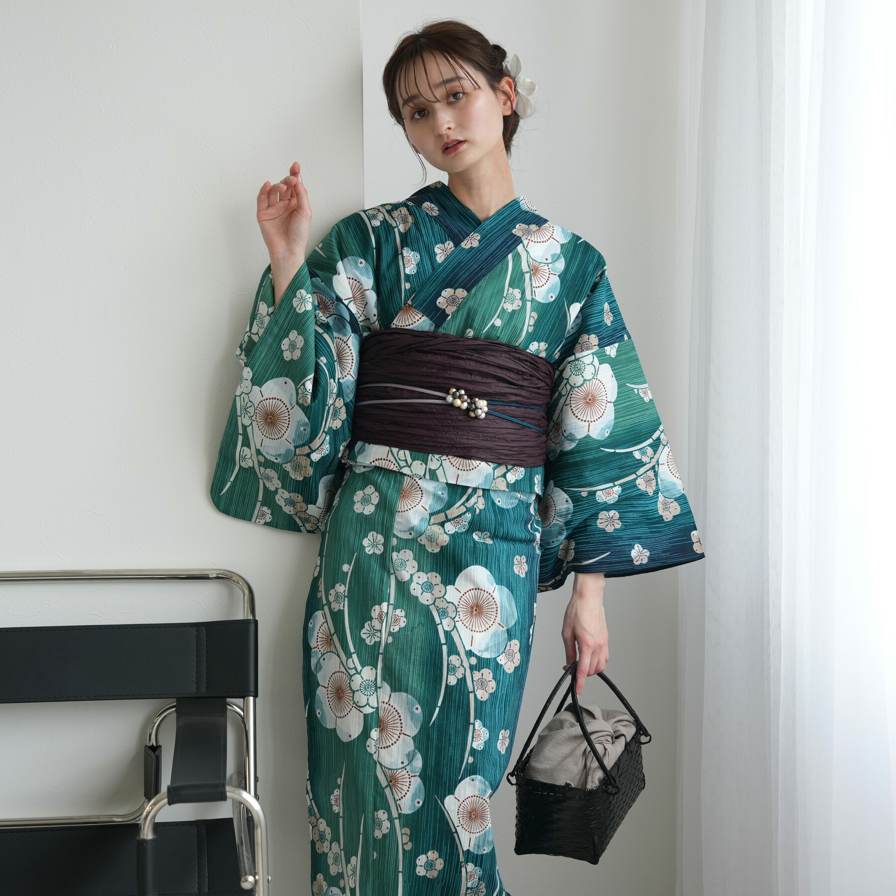 楽天市場】【utatane セパレート高級変わり織 二部式浴衣3点