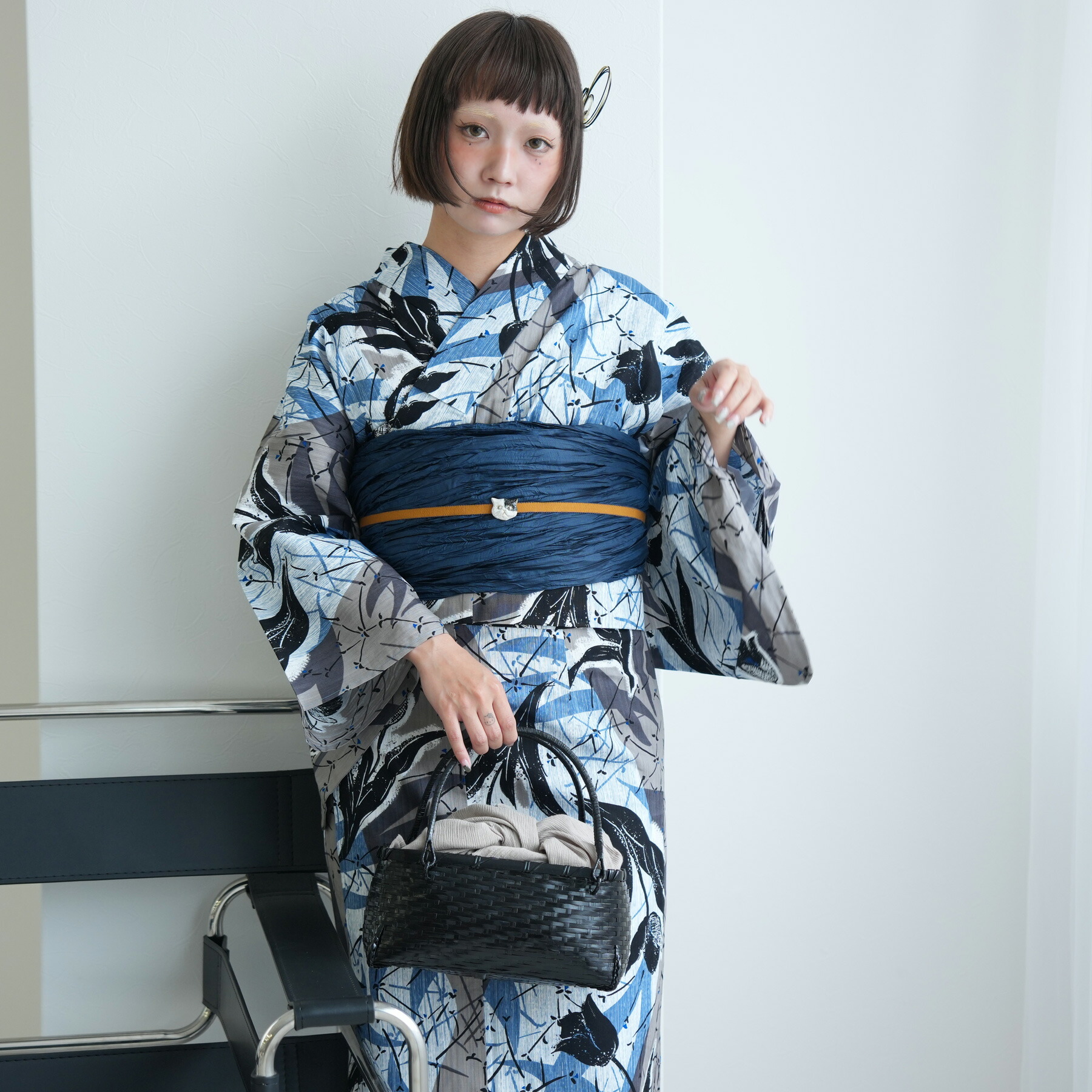 楽天市場】【utatane セパレート高級変わり織 二部式浴衣3点セット 渋