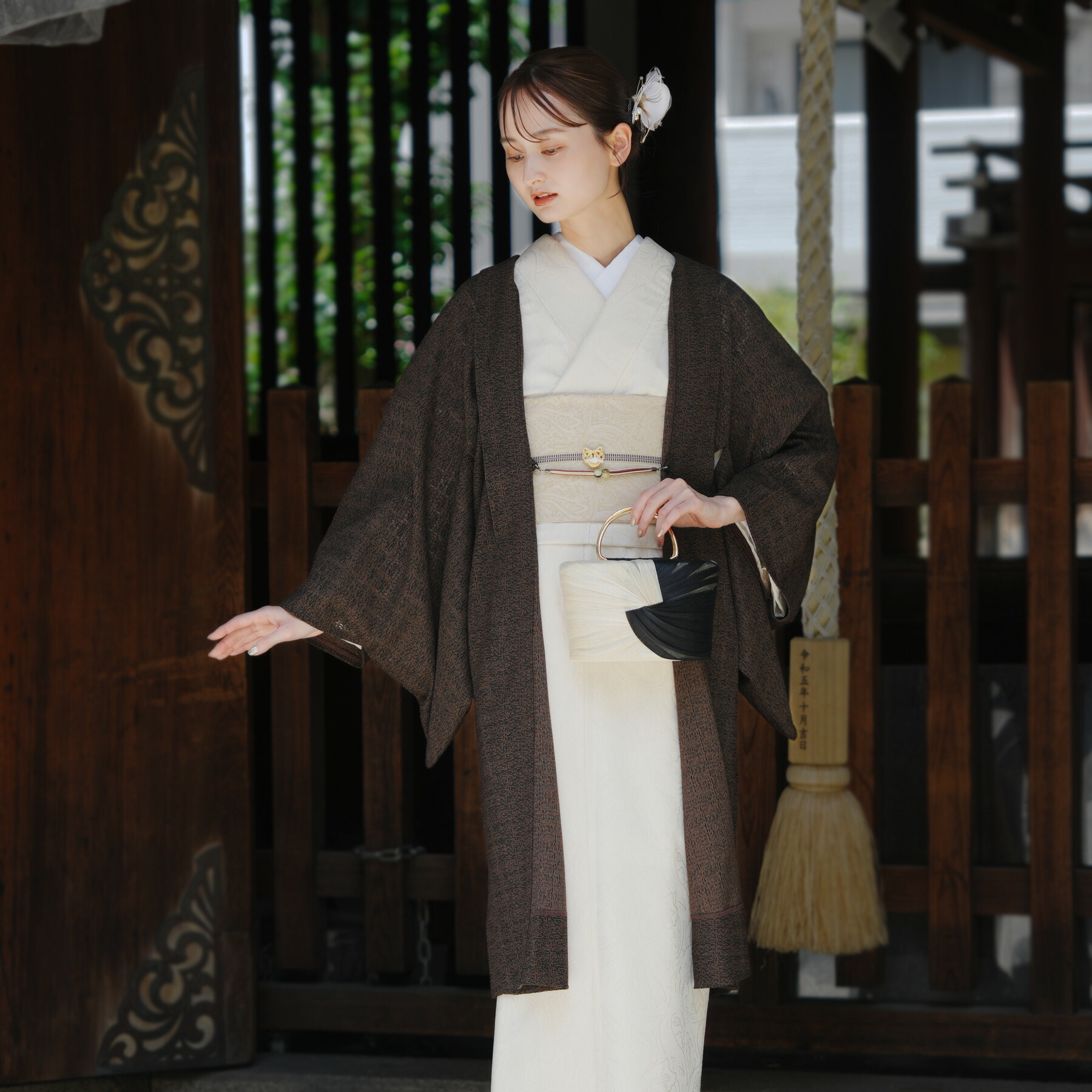 楽天市場】【ニコアンティーク 羽織 大正ロマン 日本製カットジャ