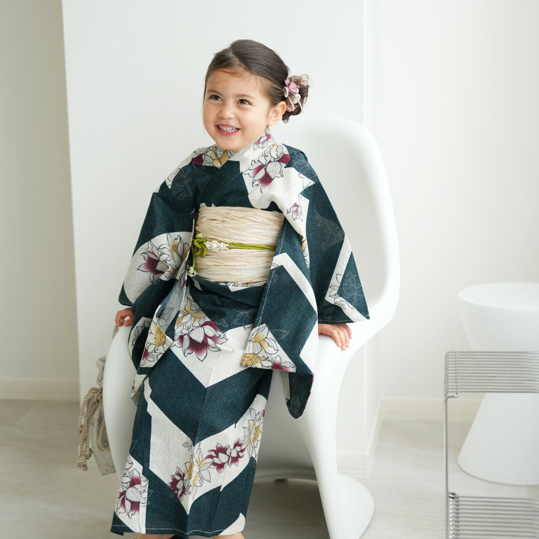 楽天市場】【59％OFF】【utatane kids 高級変わり織 子供浴衣3点