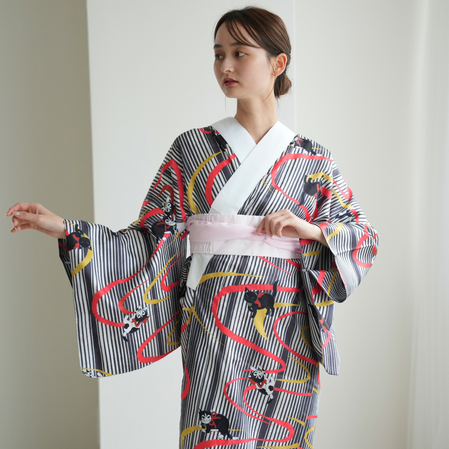 楽天市場】【utatane レトロ長襦袢 半衿＆衣紋抜き付 無双袖
