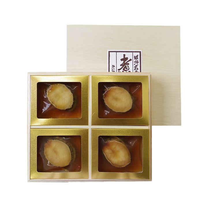山梨 かいや あわび磯煮 4粒 鮑 アワビ ギフト