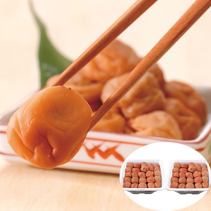 和歌山 紀州南高梅 はちみつ風味 (塩分6%) 1kg&times;2｜雑貨通販店ユートピア